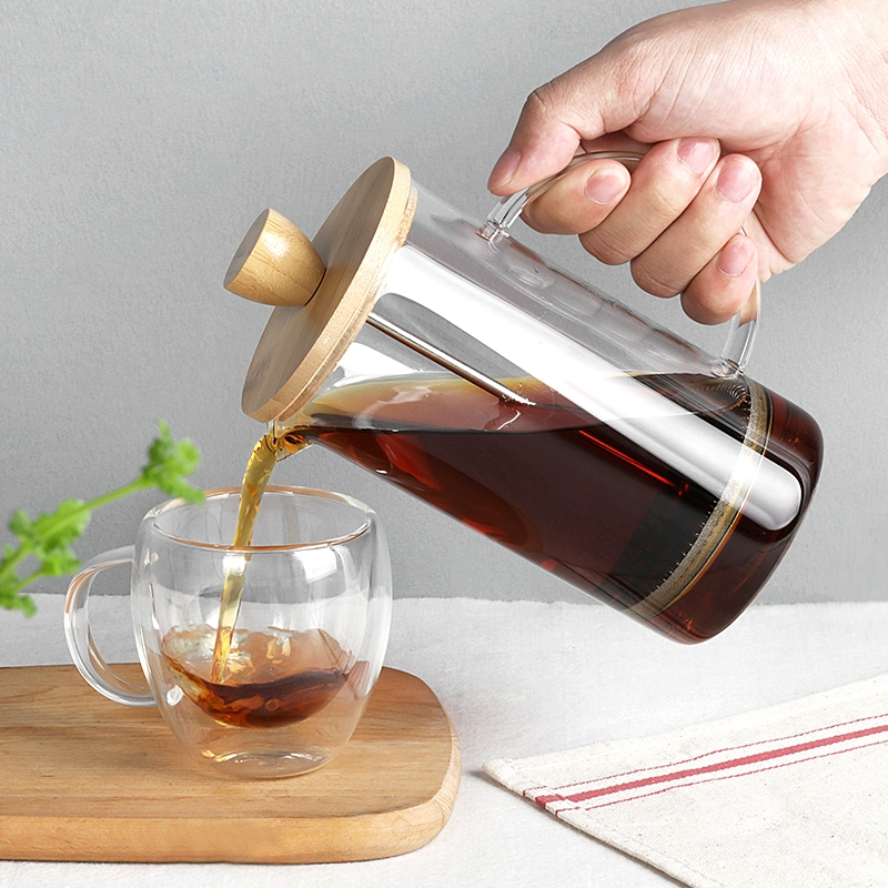 Bamboo Lid French Press