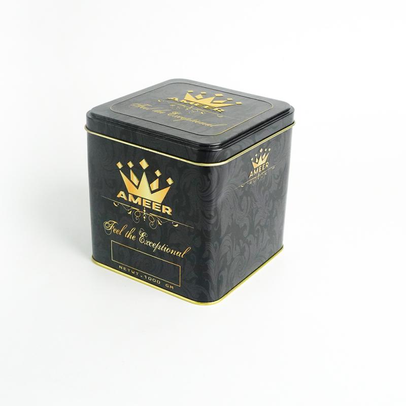 OEM China Tin Cylinder Manufacturer - Luxury Tea tin can TTB-005 – Jiayi detail pictures