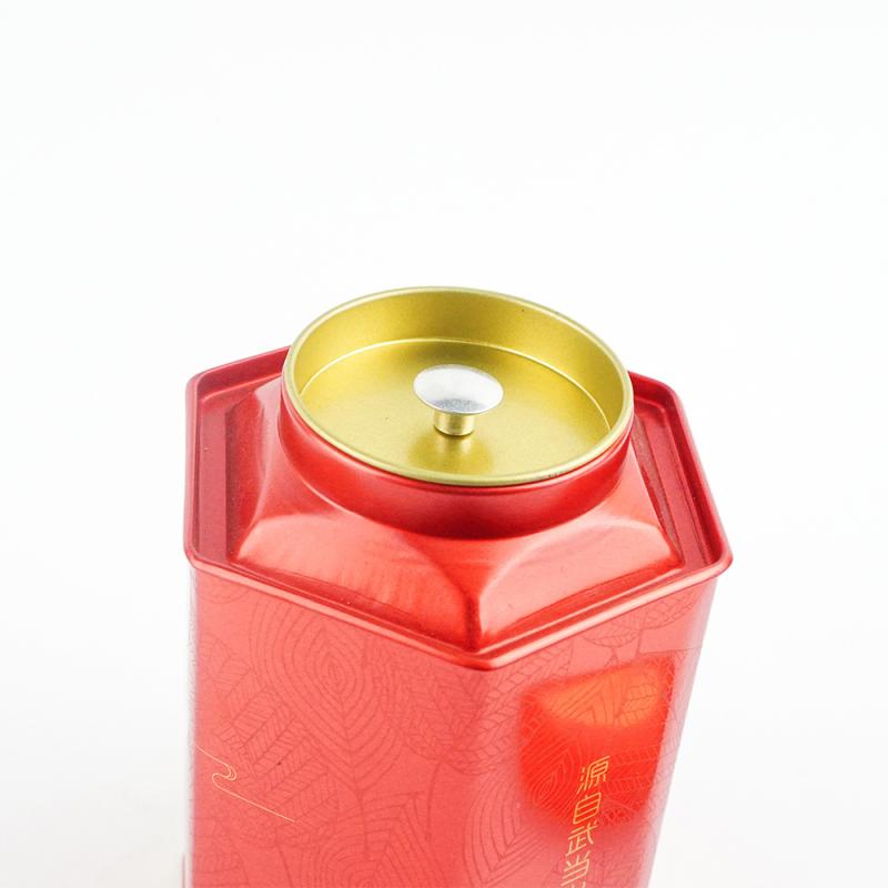 OEM China Plastic Can Manufacturer -High Quality Double Lid Tea tin can TTC-009 – Jiayi detail pictures