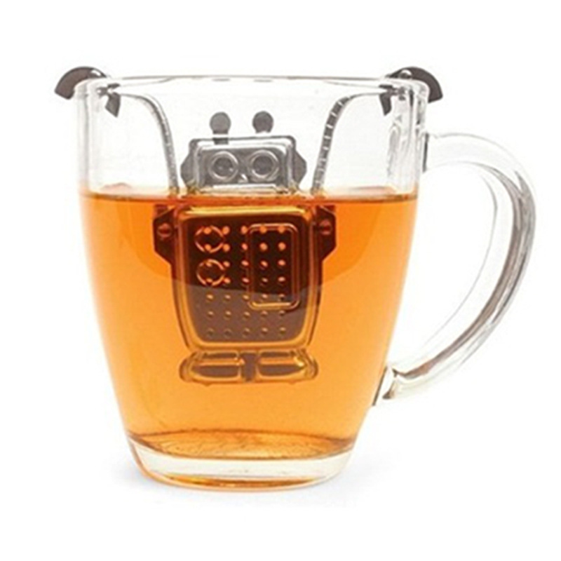 Stainless Steel Robot Tea Filter Herbal Spice Strainer TT-TI012