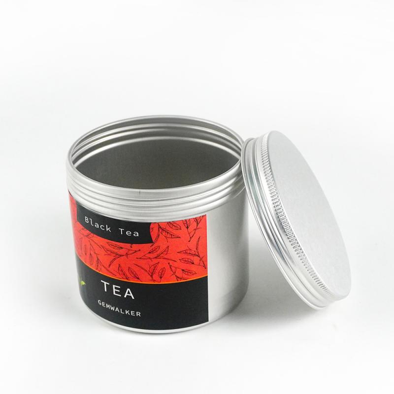 Cheap Empty Tin Containers Supplier -Manufacture Screw Top Metal Tea tin can TTC-023 – Jiayi detail pictures